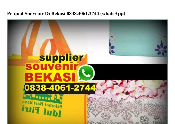 penjual souvenir di bekasi 0838 4061 2744 whatsapp