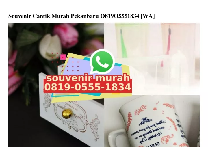 souvenir cantik murah pekanbaru o819o5551834 wa