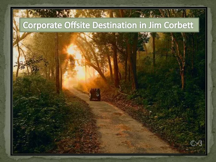 corporate offsite destination in jim corbett