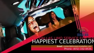 Cheap Limo Service Near Me for Your Happiest Celebrations