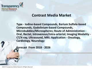 Contrast Media Market Size, Share & Trends