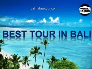 Best Tour in Bali