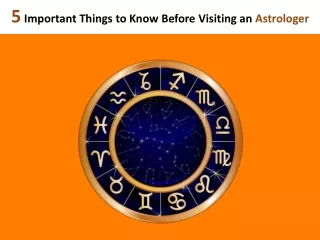 5 Important Things to Know Before Visiting an Astrologer