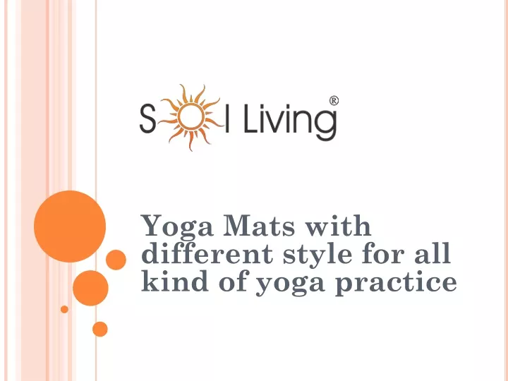 yoga mats with different style for all kind of yoga practice