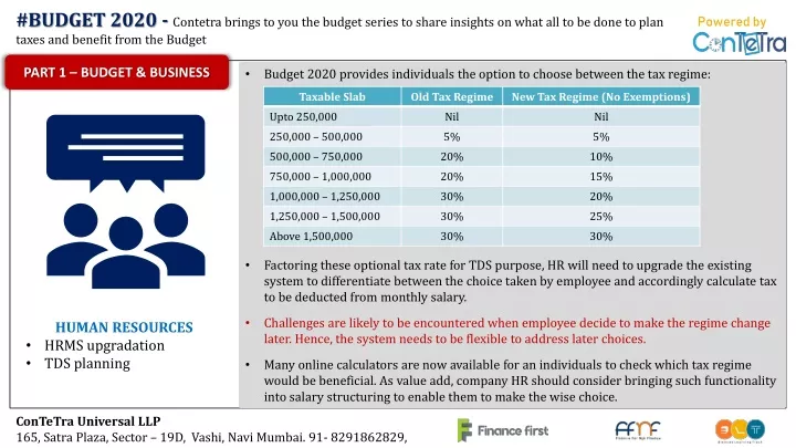 budget 2020 contetra brings to you the budget