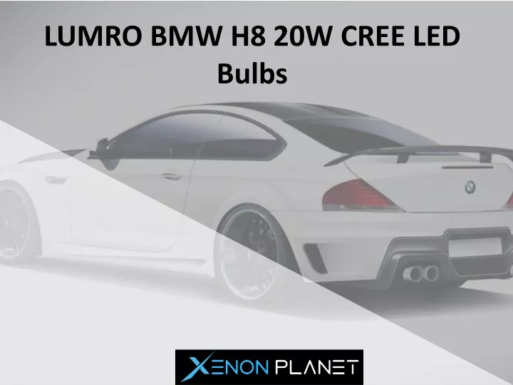 lumro bmw h8 20w cree led bulbs