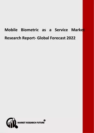 mobile biometric as a service market research