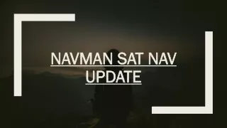 Navman Sat Nav | Navman Sat Nav update