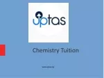 Chemistry Tuition - slide 1