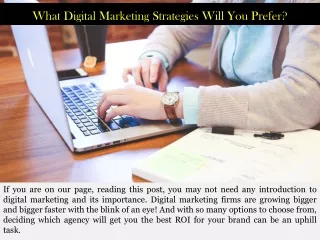 LA Marketing Strategists – What Digital Marketing Strategies Will You Prefer