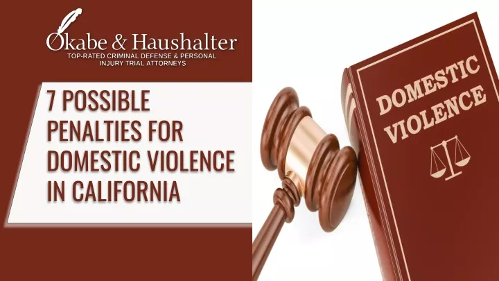 7 possible penalties for domestic violence