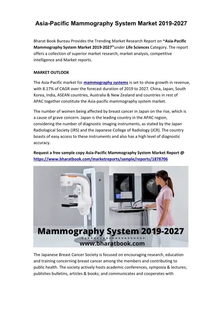 asia pacific mammography system market 2019 2027
