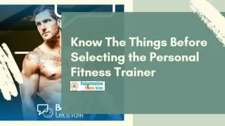Best Personal Fitness Trainer at Home