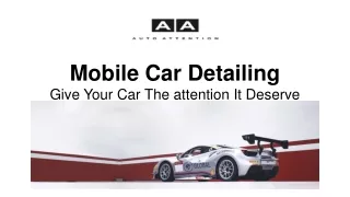 Give Your Car The Attention It Deserves