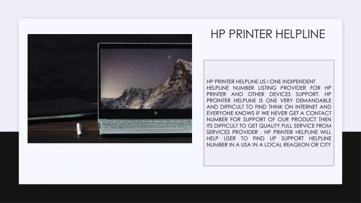 hp printer helpline