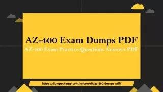 Microsoft Azure Security Technologies Exam AZ-500 Dumps PDF – Actual Exam Practice PDF