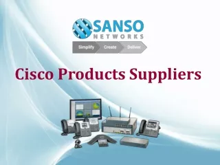 Cisco Products Suppliers