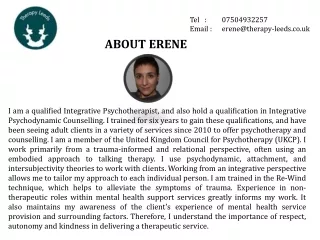 Private Qualified Integrative Psychotherapist