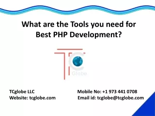 What are the Tools you need for Best PHP Development?