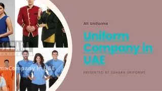 Best High Quality Uniform supplier in Dubai