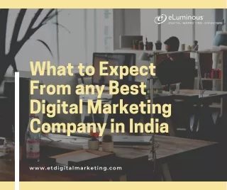 What to Expect From any Best Digital Marketing Company in India