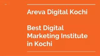 Best Digital Marketing Institute in Kochi