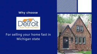 Reasons Why Detroit Cash For Homes Are Best Estate Buyers