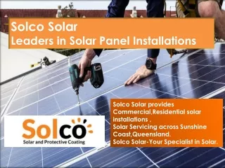 Solco Solar|Solar Sunshine Coast