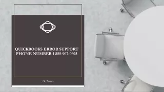 QuickBooks Error Support Phone Number 1 855-907-0605