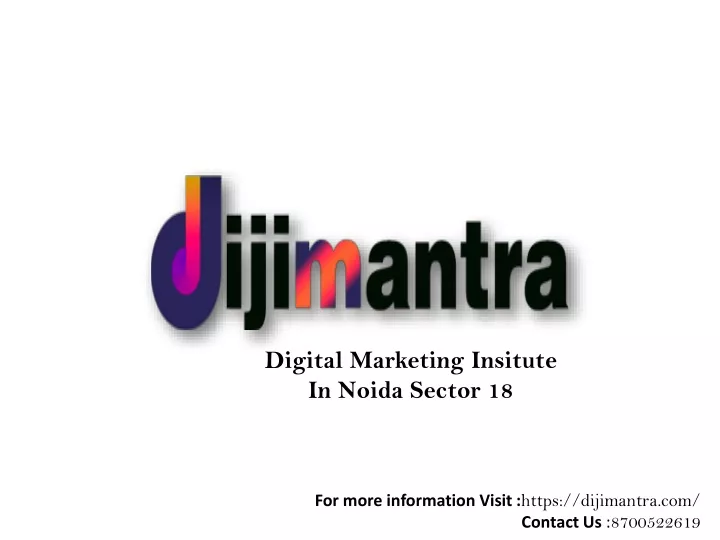 digital marketing insitute in noida sector 18