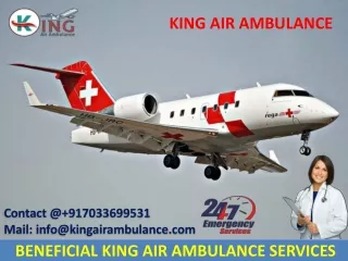 Life Savior King Emergency Air Ambulance Service in Kolkata and Ranchi