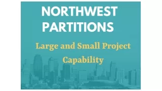 Northwest Partitions Project