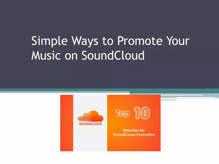 simple ways to promote your music on soundcloud