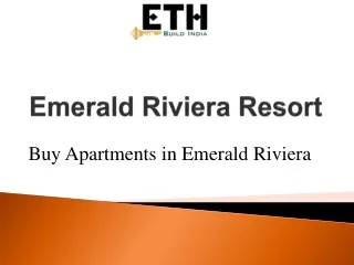 Emerald Riviera Resort - Apartments in Haridwar by ETH Infra (2020 Latest)