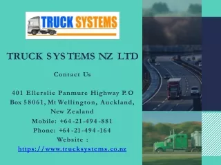 Truck Mechanic in Auckland