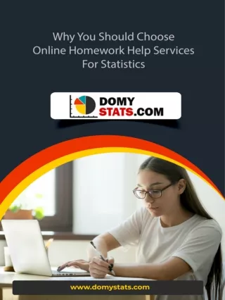 Why You Should Choose Online Homework Help Services For Statistics