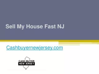Sell My House Fast NJ - https://cashbuyernewjersey.com