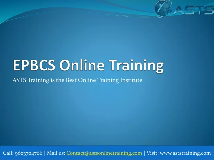 epbcs online training
