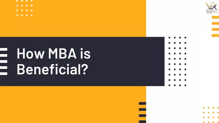 how mba is beneficial
