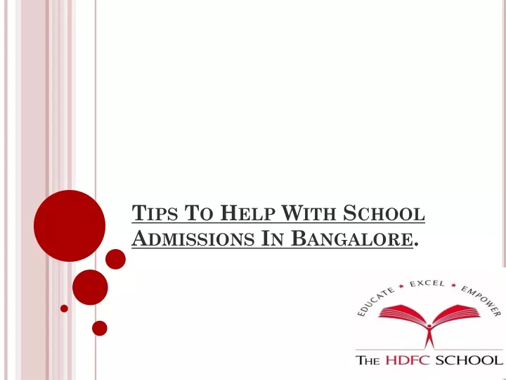 tips to help with school admissions in bangalore