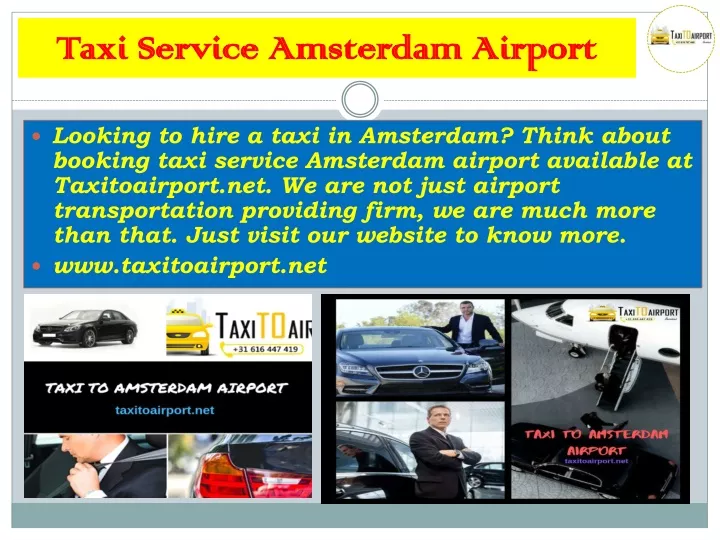 taxi service amsterdam airport