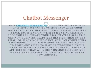 Chatbot Messenger