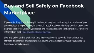 Facebook Marketplace Information Contact ~Facebook Customer service