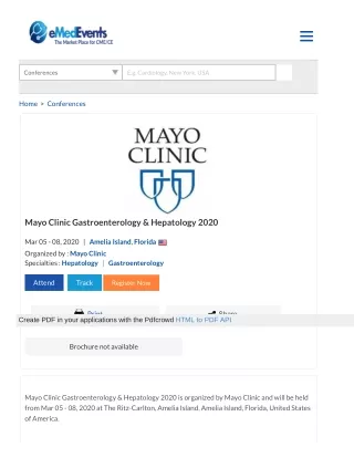 Mayo Clinic Gastroenterology & Hepatology 2020