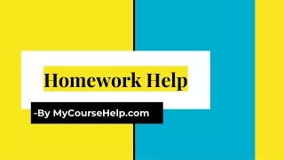 Best Online Homework Help