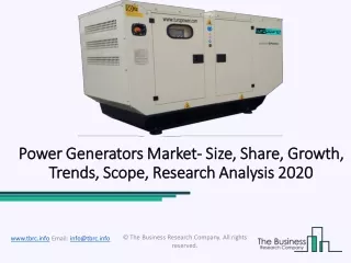 power power generators market generators market