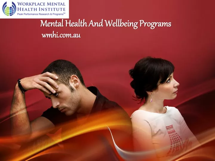 mental health and wellbeing programs