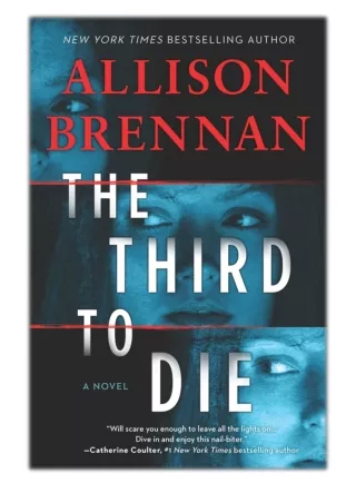 [PDF] Free Download The Third to Die By Allison Brennan