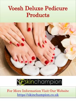 Voesh Deluxe Pedicure Products