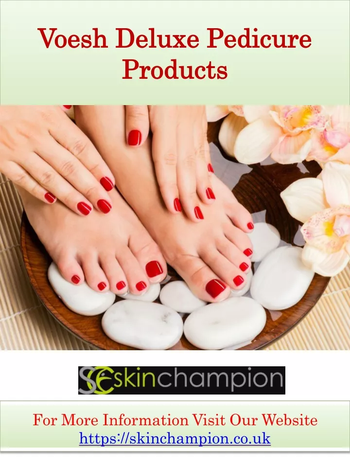 voesh deluxe pedicure products